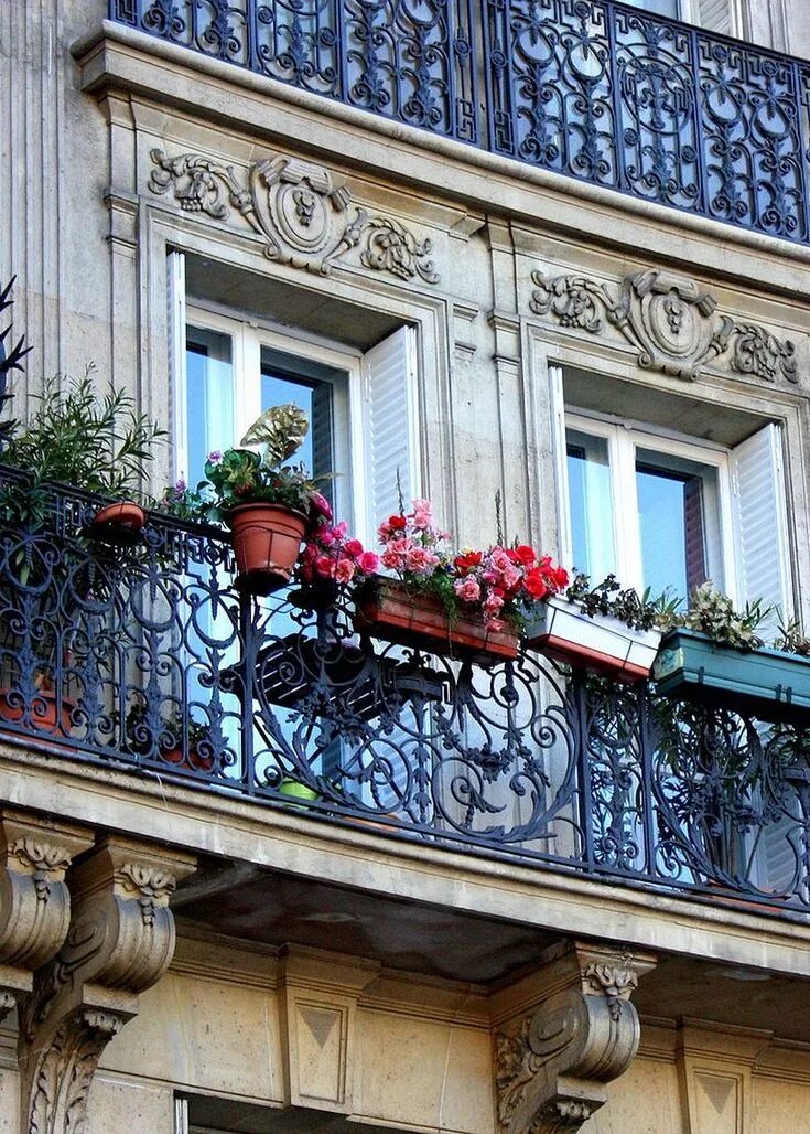 Парижские окна и балконы фото NewPix.ru - Красивое фото Парижа Paris balcony, Champs elysees paris, Beautiful 