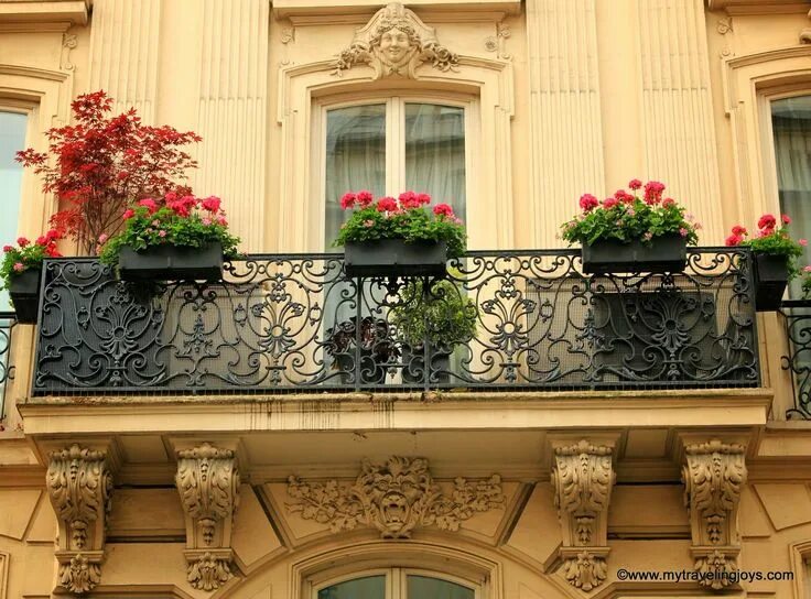 Парижские окна и балконы фото 12 Fantastic French Window Boxes in Paris: Photo Post French windows, Window box