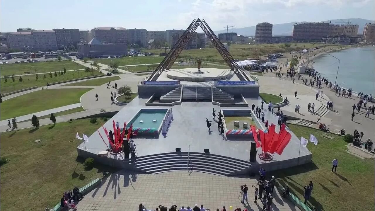 Парк ак гель махачкала фото Фестиваль Каспийской рыбы. - YouTube