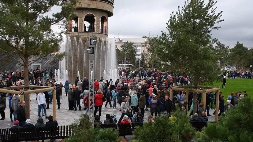 Парк ангелов в кемерово фото На месте "Зимней вишни" в Кемерове открыли парк Ангелов - РТ на русском