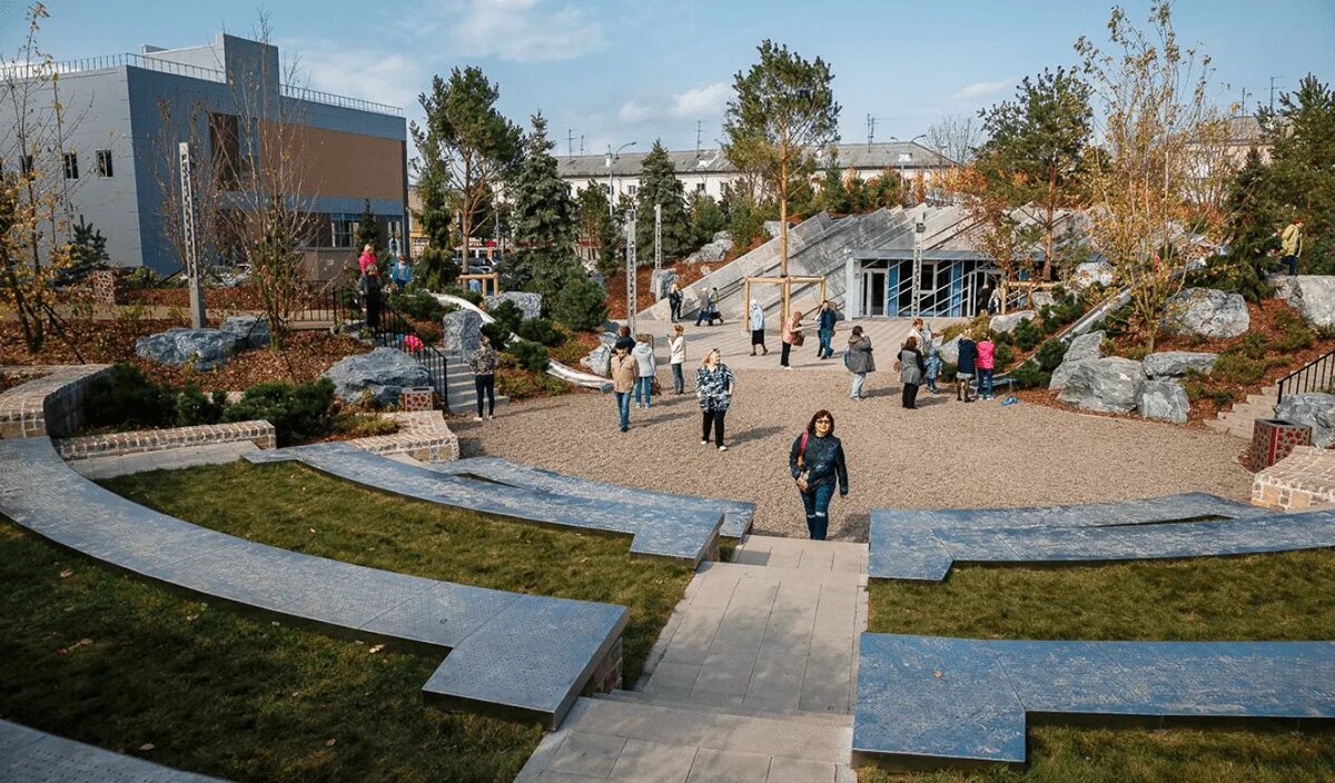 Парк ангелов в кемерово фото Уникальный городской Парк Ангелов (9) Images :: Behance