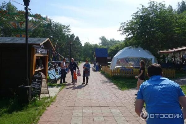 Парк антошка кемерово фото Отзыв о Городской парк "Антошка" (Россия, Кемерово) Небольшой уютный парк для пр