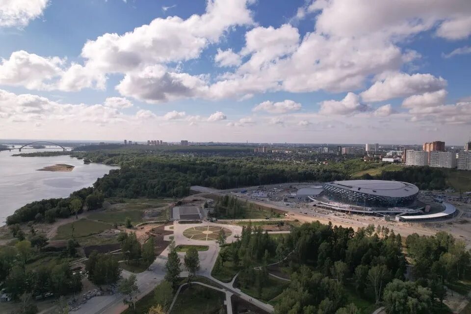 Парк арена новосибирск фото Новый парк "Арена" в Новосибирске готовят к открытию - KP.RU