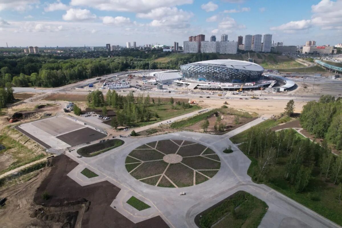 Парк арена новосибирск фото Новый год - 2023 отметят на площадке нового парка "Арена" АиФ Новосибирск