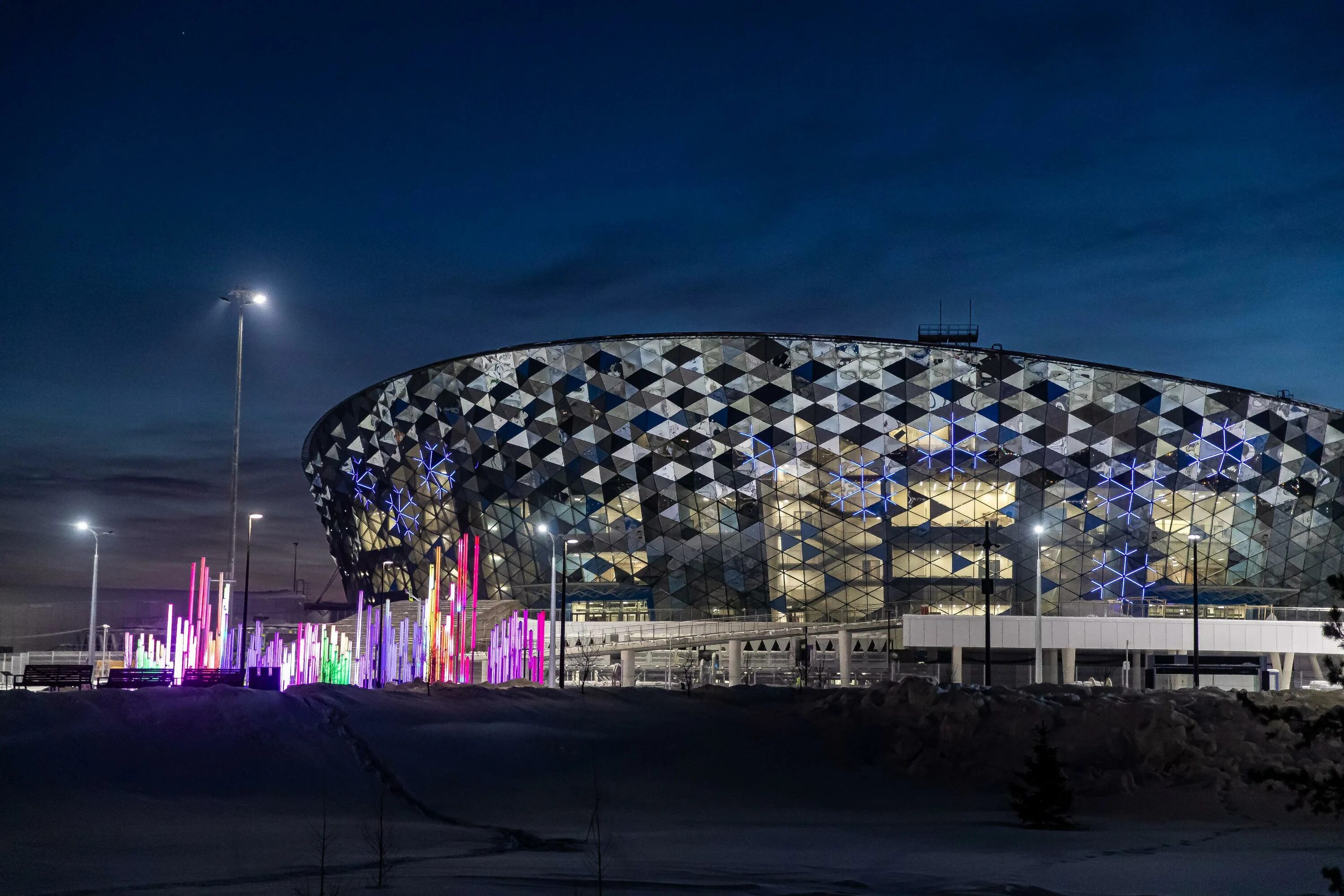 Парк арена новосибирск фото В Новосибирске достроили ледовую арену на левом берегу 30 декабря 2022 года - 30
