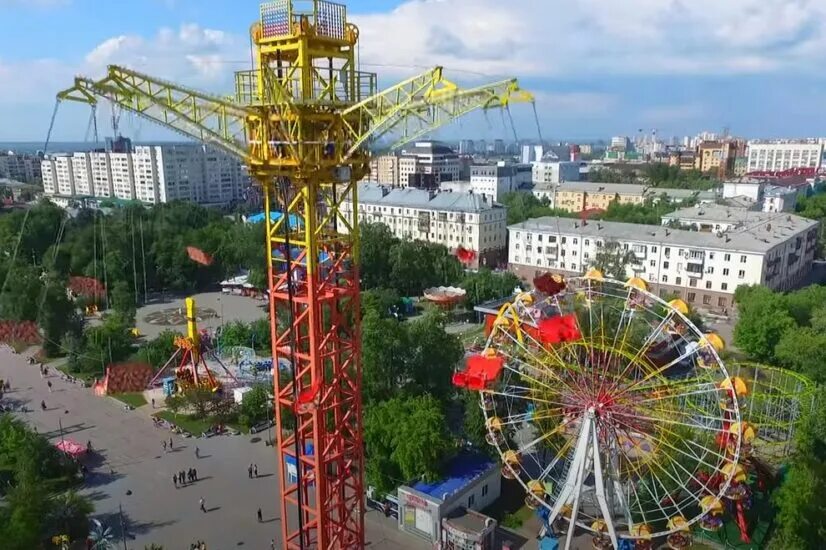 Парк аттракционов тюмень фото Раздел: Достопримечательности Тюмени - Никольская Тюмень
