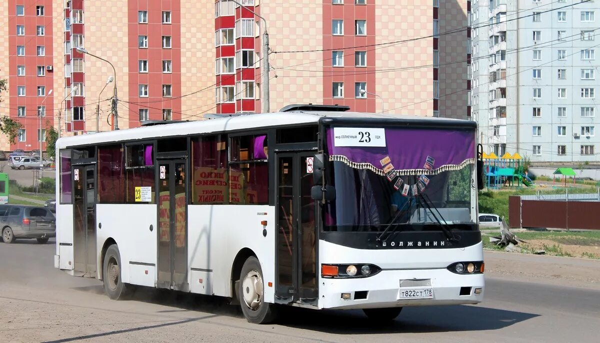 Парк автобус город красноярск фото Krasnoyarsk region, Volzhanin-5270-10-06 № Т 822 СТ 178 - Фото - Bus Transport