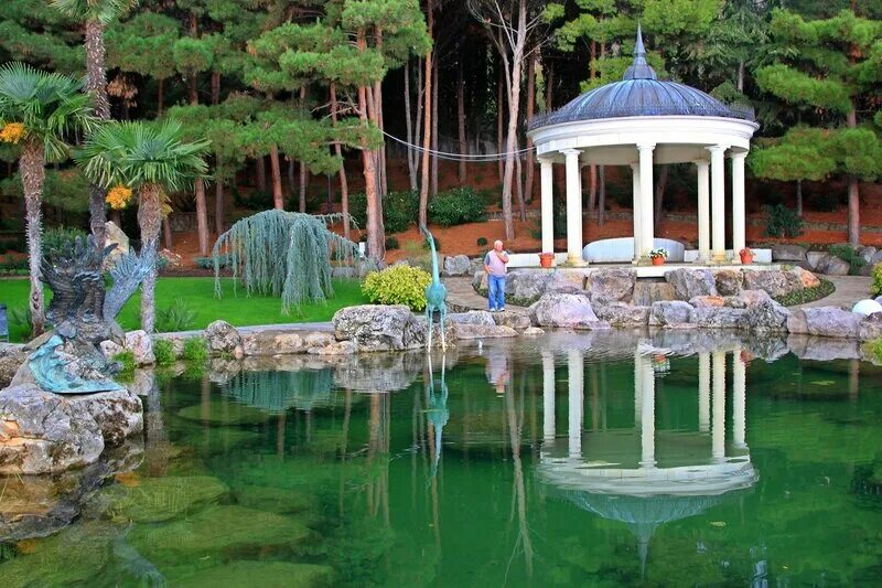 Парк айвазовского в крыму фото Райский уголок Южного берега Крыма