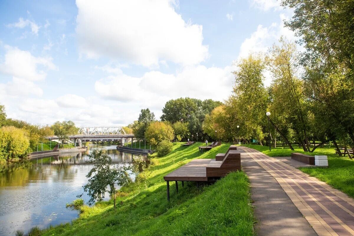 Парк берег реки сходня фото ЖК Level Стрешнево в Москве от застройщика novoc.ru