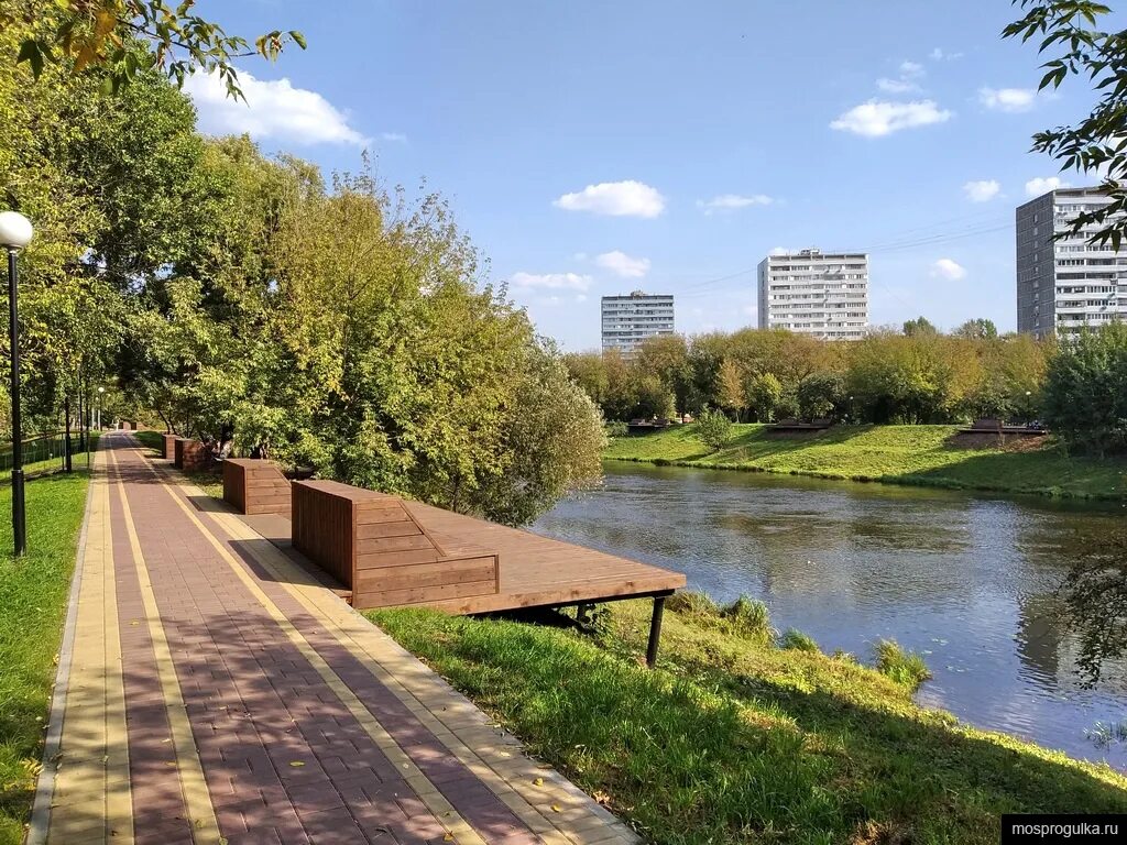 Парк берег реки сходня фото Парк "Берег реки Сходни"