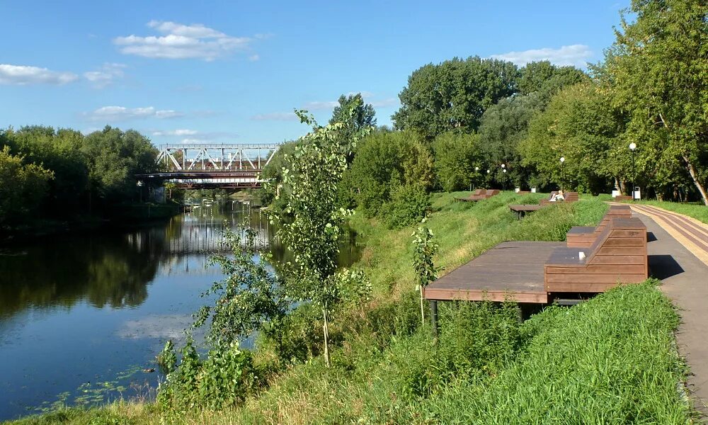 Парк берег реки сходня фото Парк "Берег реки Сходни"