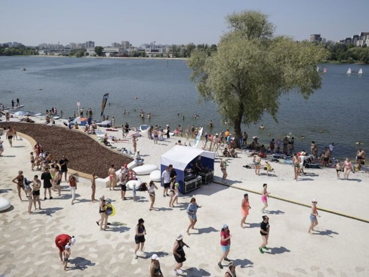 Парк берега в белгороде фото Белгородцам рассказали, как добраться до городского пляжа МОЁ! Белгород Дзен