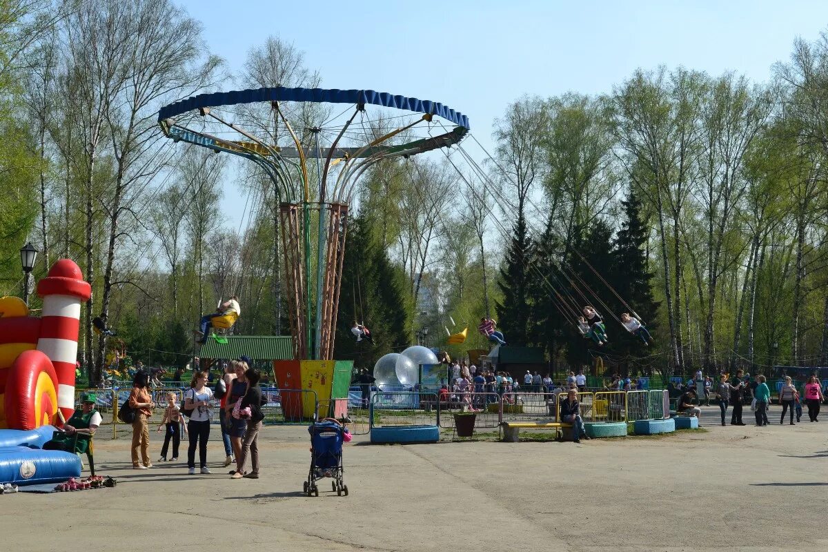 Парк березовая роща новосибирск фото Парк культуры и отдыха "Березовая роща"