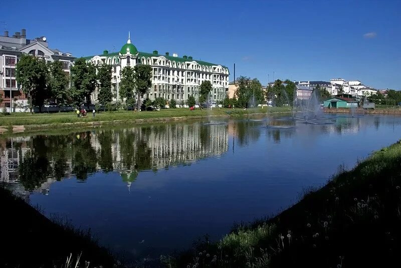 Парк черное озеро фото День города в Казани 2014 - Деловой квартал