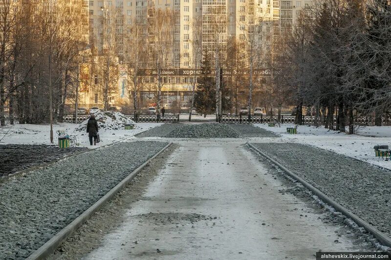 Парк чкалова екатеринбург фото Ничего необычного. Просто подошло время благоустраивать парк Чкалова - Андрей Ал