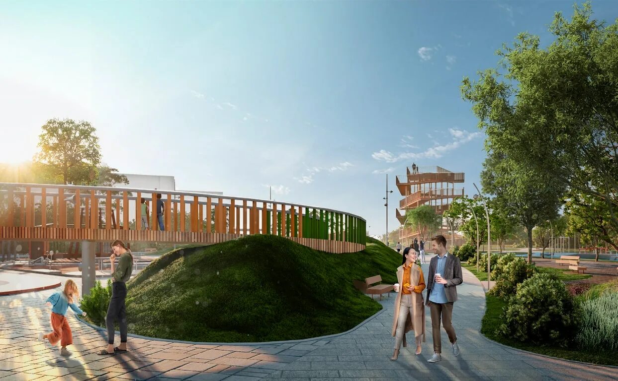 Парк елмай казань фото В "Салават Купере" теперь есть искусственное озеро - e-Kazan.ru