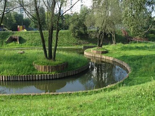 Парк этнографическая деревня бибирево фото Panorama: Bibirevo Ethnographic Village, park, Russia, Moscow, Bibirevo Ethnogra