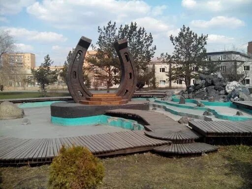 Парк гагарина красноярск фото Картинки ПОДКОВА НА ГАГАРИНА НИЖНИЙ