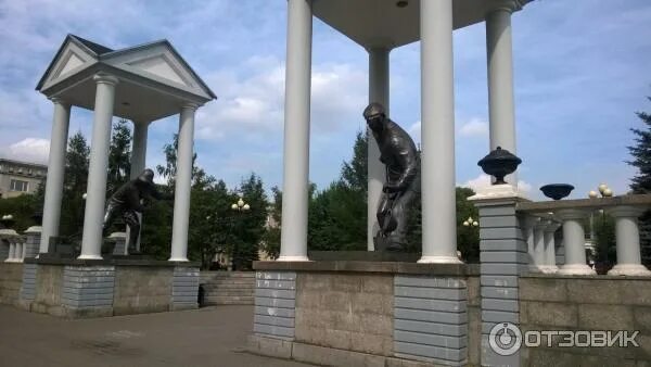 Парк гагарина новокузнецк фото Отзыв о Городской парк имени Ю.А. Гагарина (Россия, Новокузнецк) Любимое место д