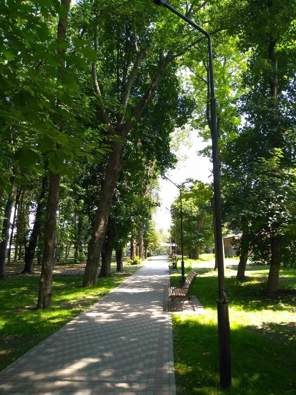 Парк гагарина октябрьский фото В селении Октябрьское завершилось благоустройство Центрального парка Ossetia New