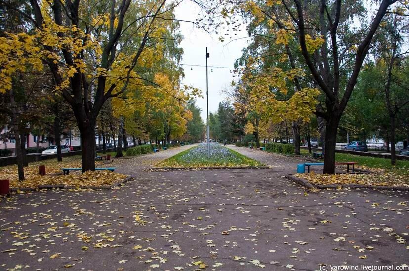 Парк гагарина октябрьский фото Прогулка по городу (Октябрьский, Россия)
