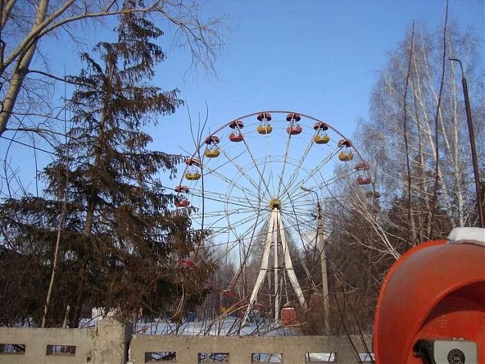 Парк гагарина октябрьский фото Снесенные детские аттракционы - Октябрьский