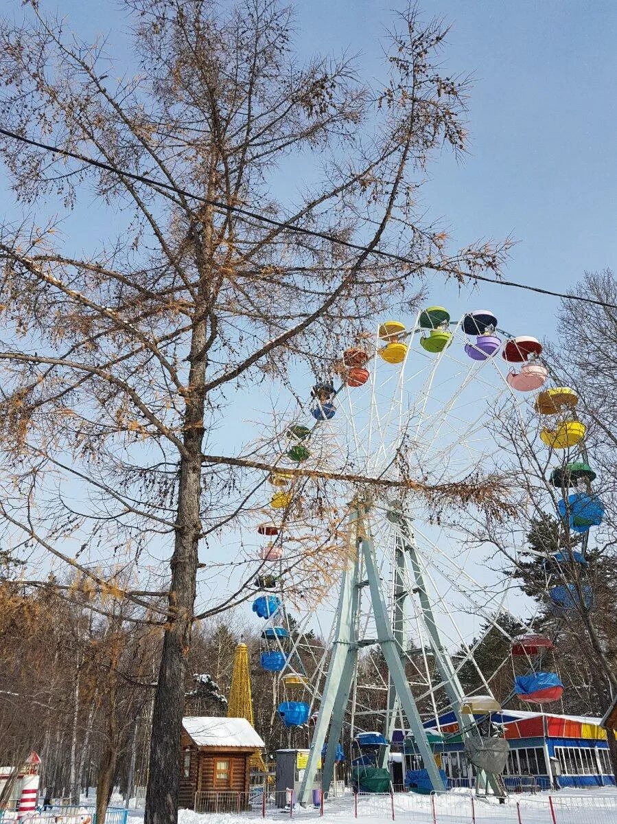 Парк гагарина южно сахалинск фото Парк культуры и отдыха южно сахалинск