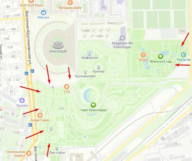 Парк галицкого схема расположения Как добраться до парка Галицкого: трансферы и самостоятельно - Парк Галицкого