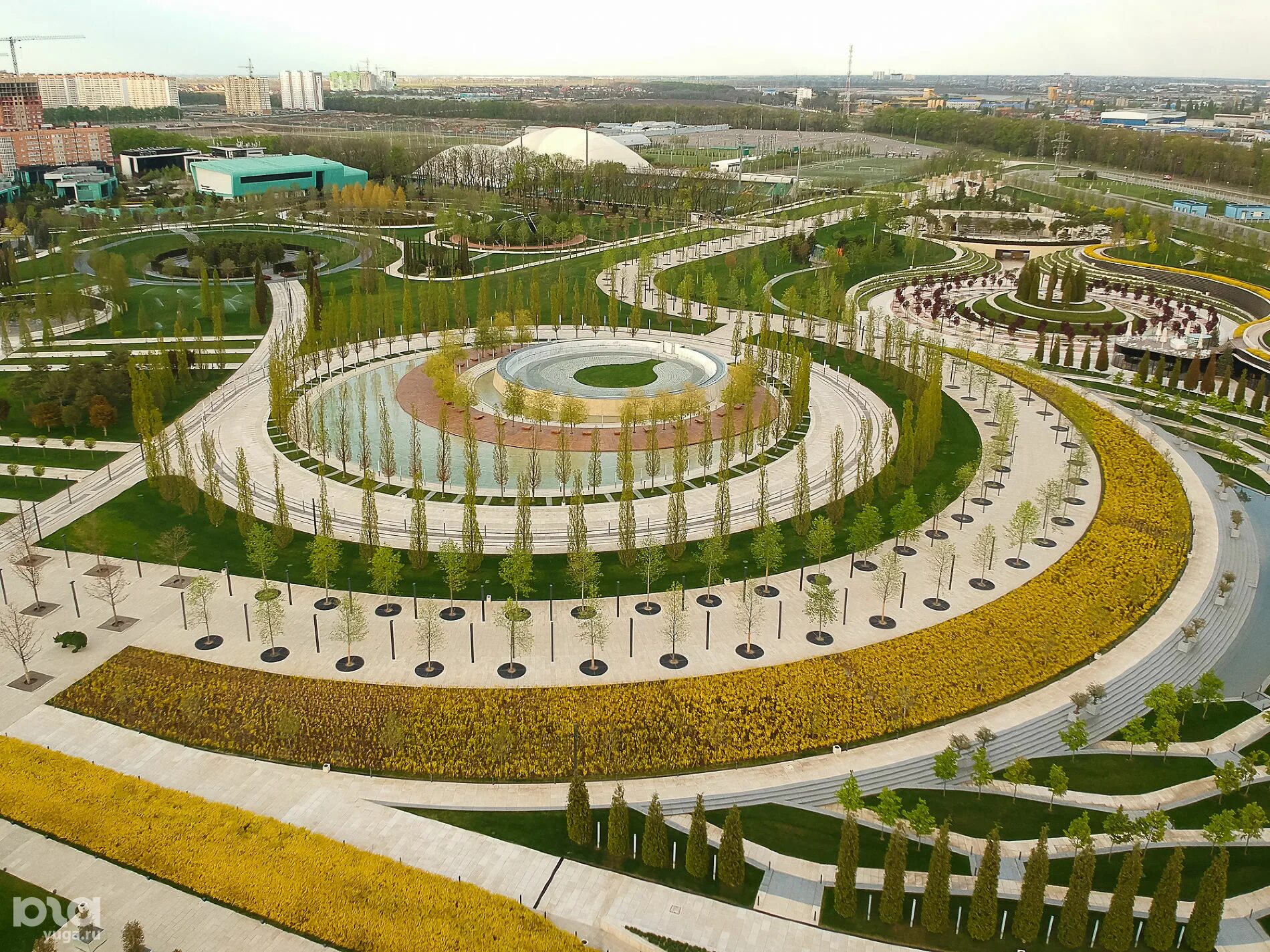 Парк голицына в краснодаре фото Опустевший парк "Краснодар" во время карантина. Новые зоны