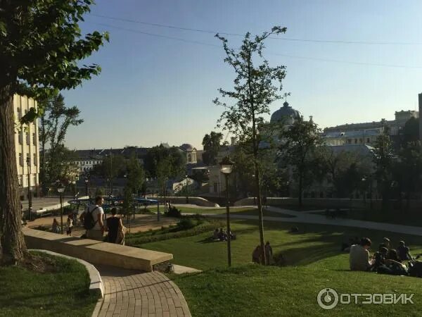 Парк горка китай город фото Отзыв о Парк "Горка" (Россия, Москва) Современный парк в старом районе Москвы.