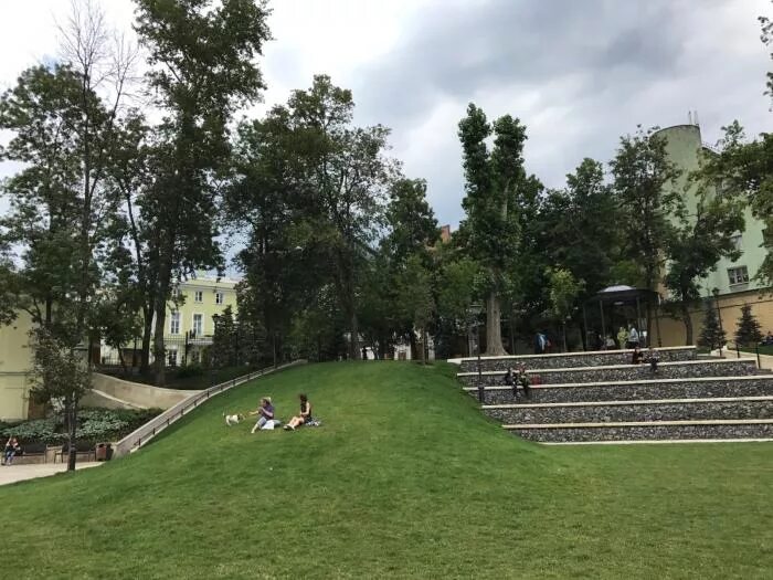 Парк горка китай город фото Парк "Горка" - Москва