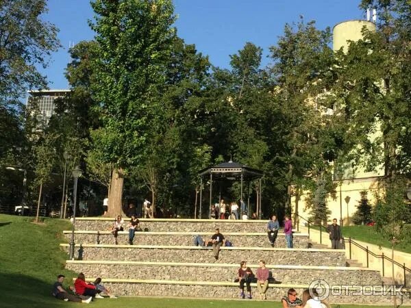 Парк горка китай город фото Отзыв о Парк "Горка" (Россия, Москва) Современный парк в старом районе Москвы.