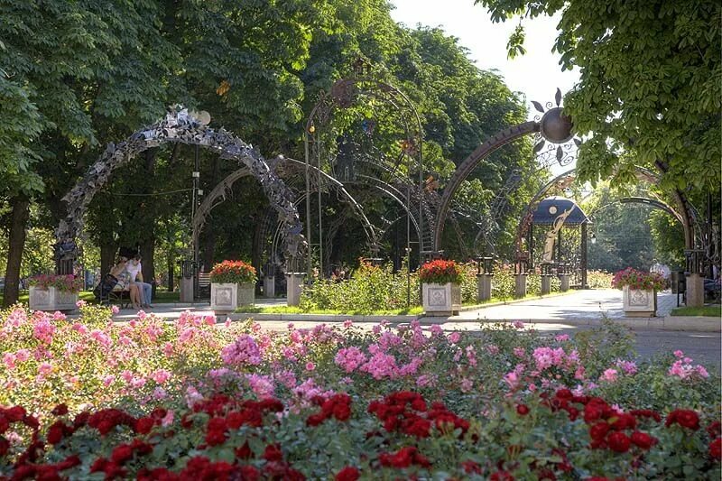 Парк горького донецк фото бульвар им Пушкина