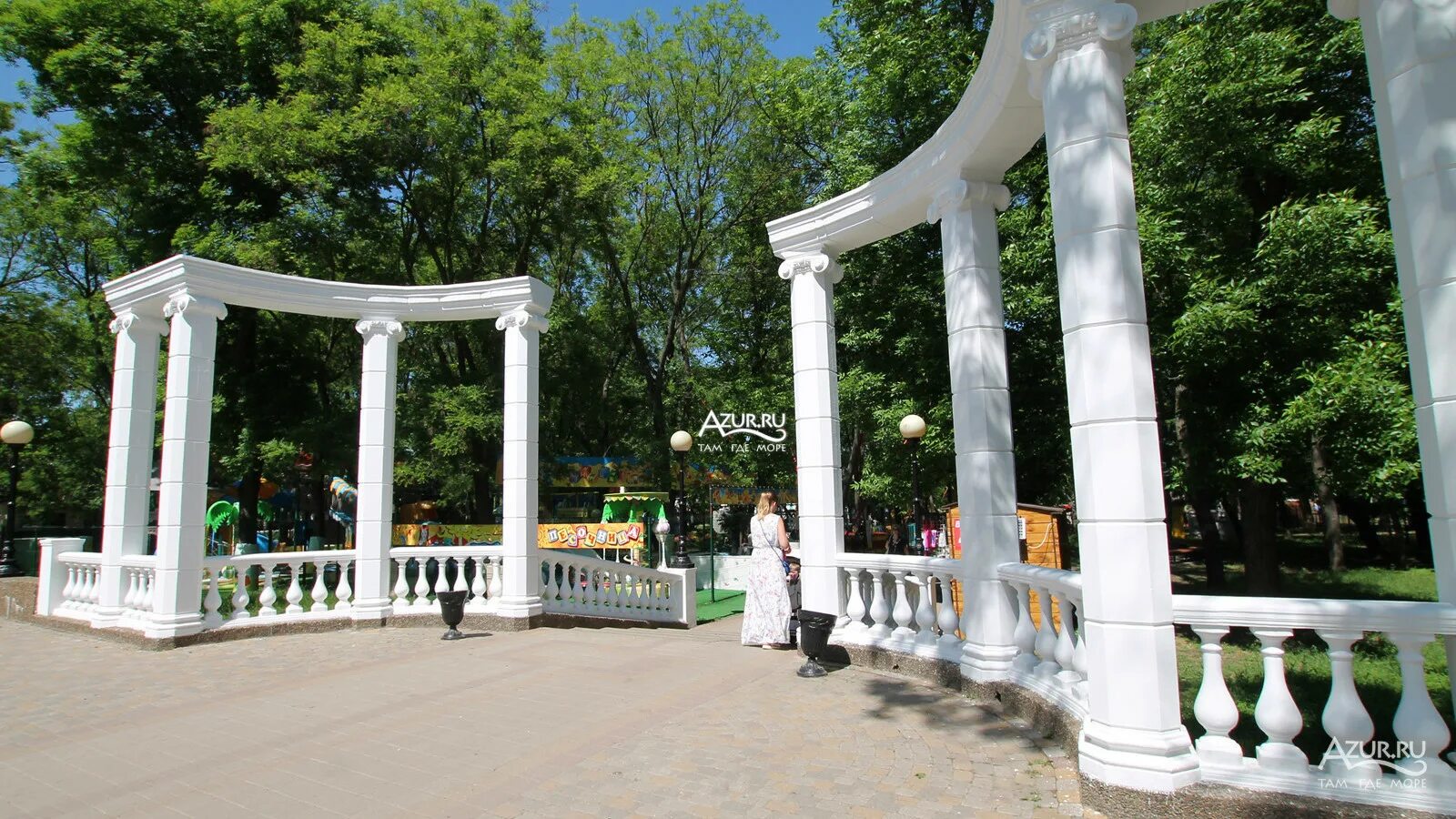 Парк горького ейск фото Фотогалерея Парк имени Горького в Ейск Фото на сайте Azur.ru