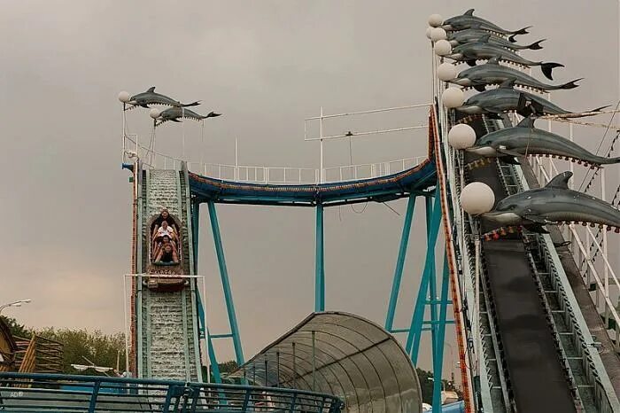 Парк горького фото аттракционов Аттракцион "Ниагара" (до 2011 года) - Москва