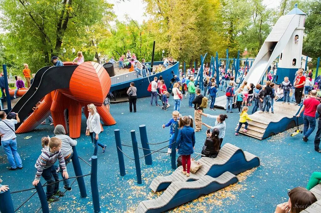 Парк горького площадки фото Детские игровые системы, playground equipment - Yandex Maps