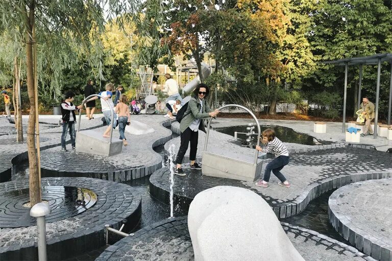 Парк горького площадки фото Children's playroom, children's playroom, Russia, Moscow, Gorky Central Park of 