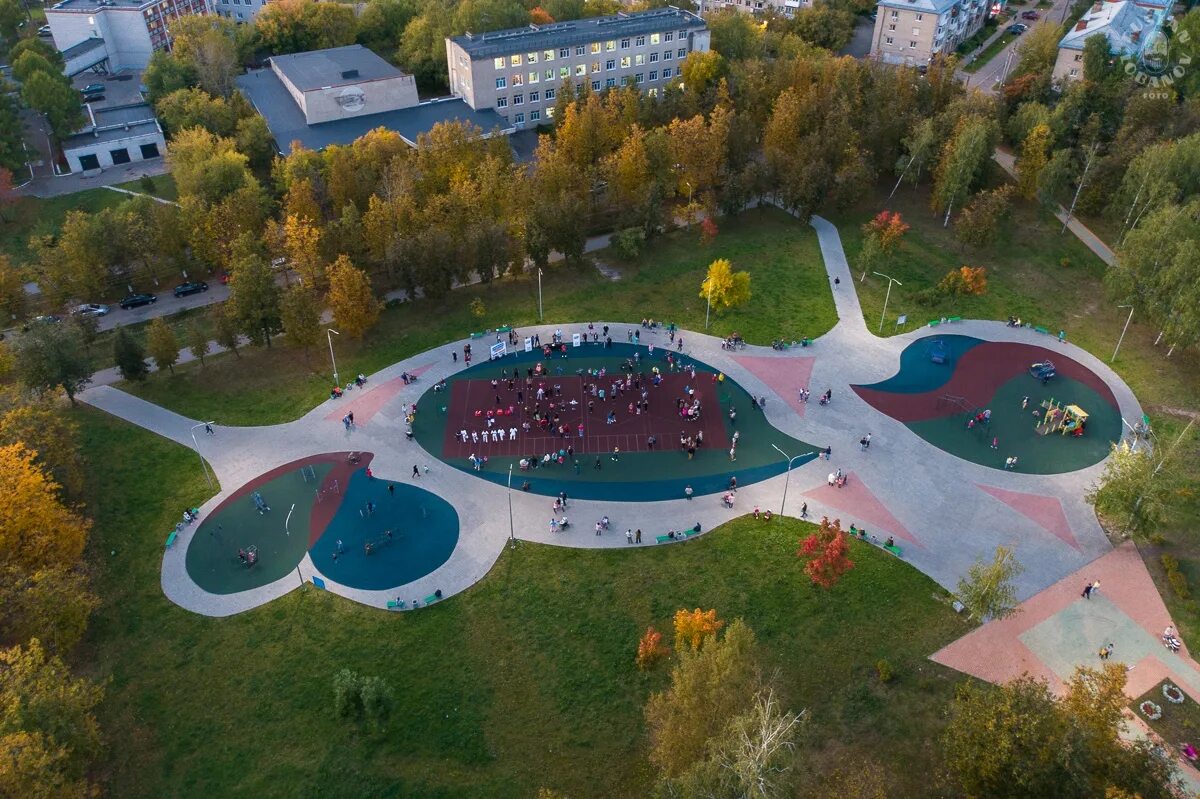 Парк городской дзержинск фото #фототипично@t_dzr Парк "Радуга" с высоты Типичный Дзержинск