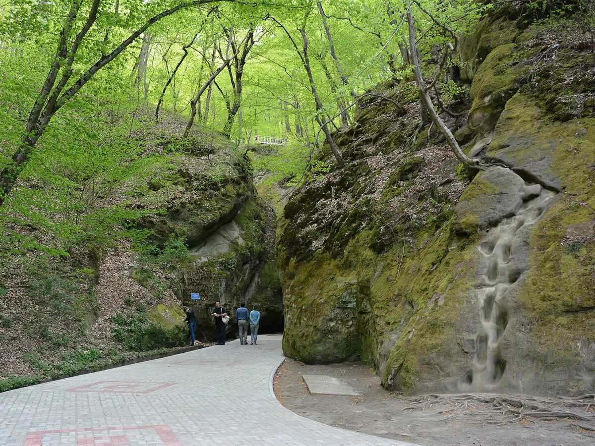 Парк горячий ключ краснодарский край фото Дантово ущелье Гостевой дом Вербена