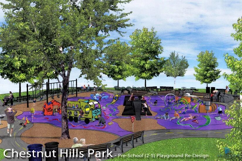 Парк хиллс ул холмогорова 77с ижевск фото Chestnut Hills Park Playground to be Replaced ARLnow.com