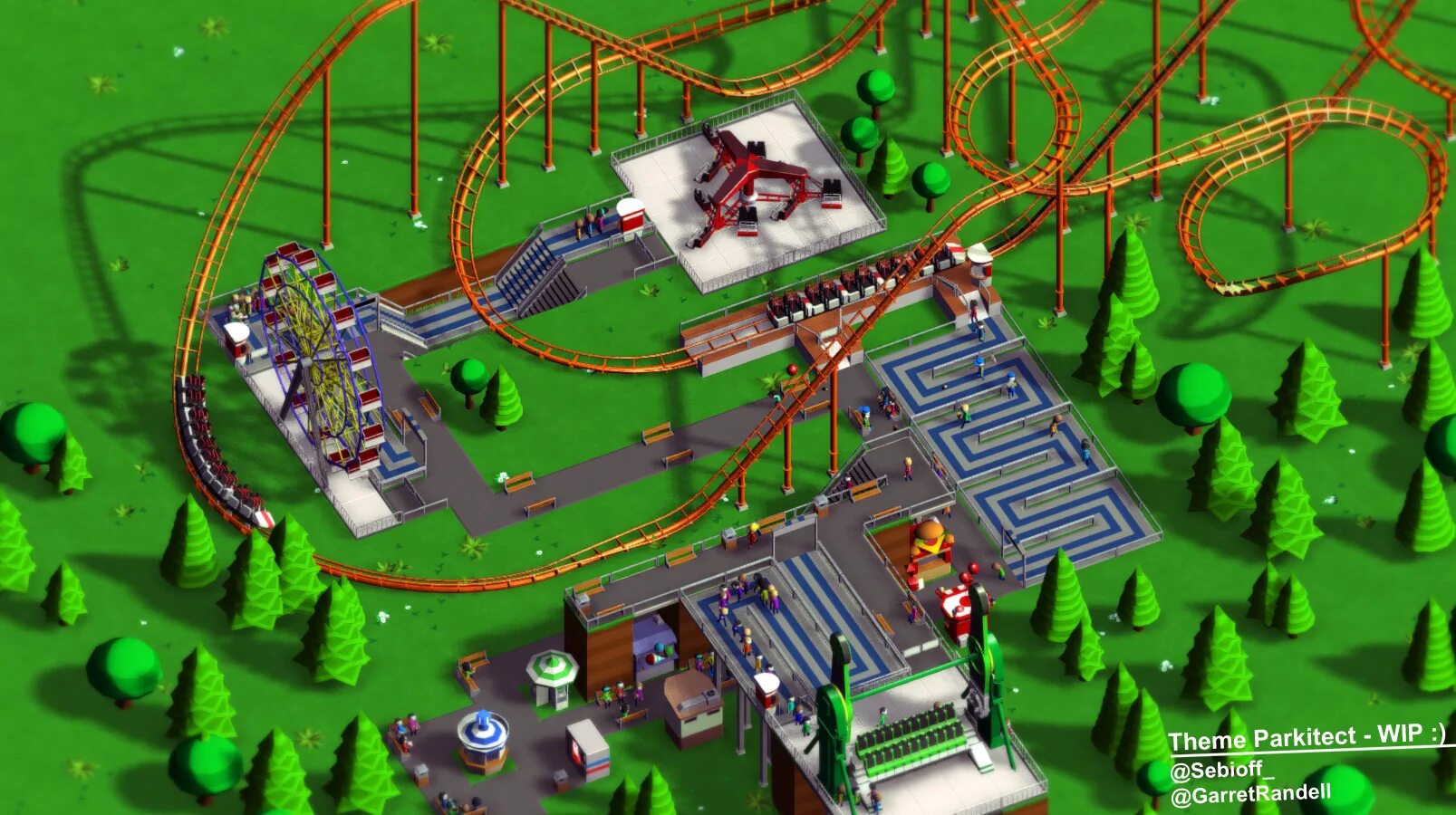 Парк игра фото Parkitect Theme Park Simulation Game! AnandTech Forums: Technology, Hardware, So