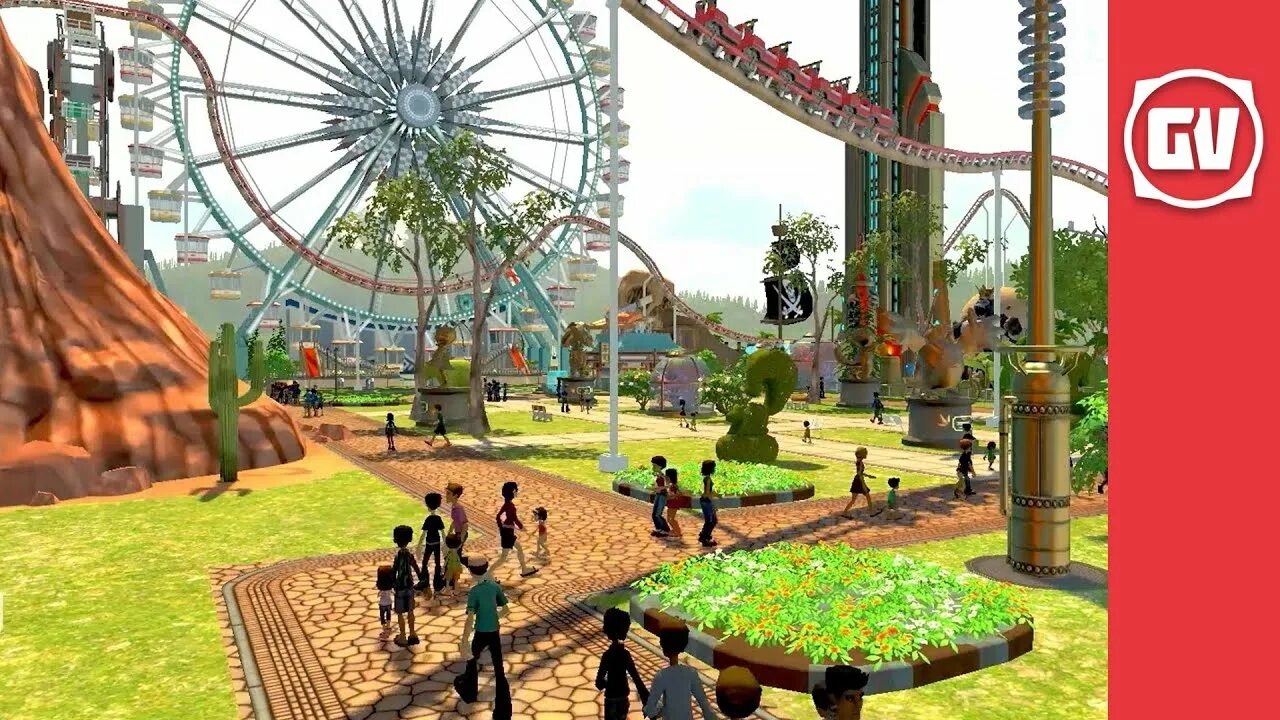Парк игра фото Rollercoaster Tycoon World - VIP Trailer - YouTube