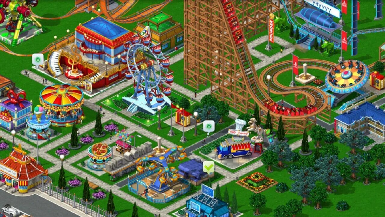 Парк игра фото The Six Best Theme Park Games Fandom