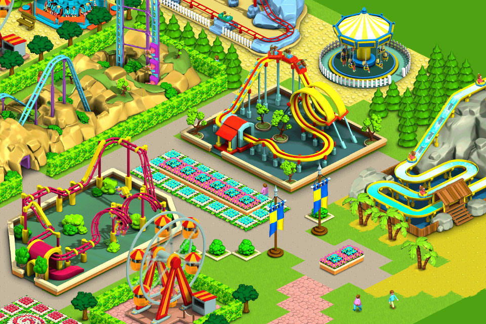 Парк игра фото Tagplay bringing freemium theme park build-'em-up Funpark Friends to iPhone Pock