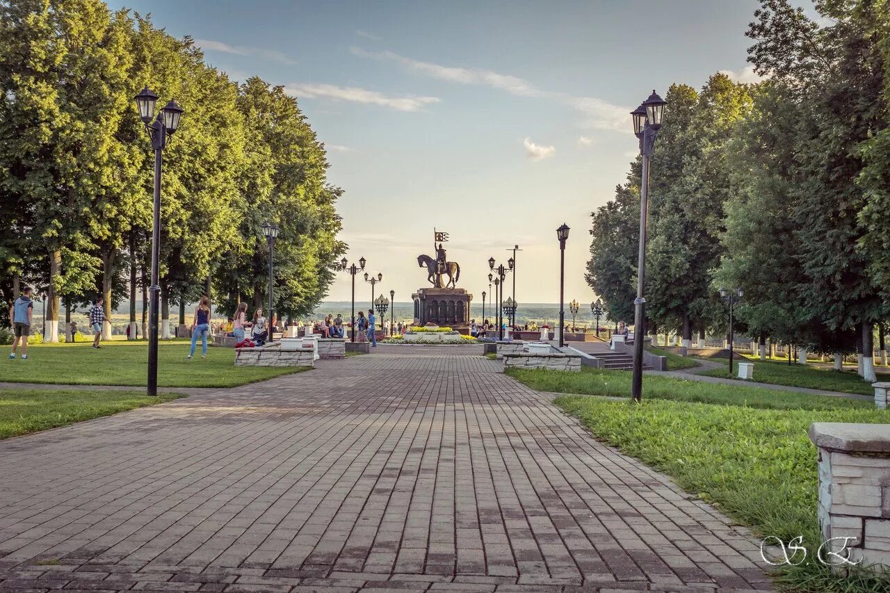 Парк имени пушкина фото Прогулка по Парку Пушкина во Владимире Владимирский край