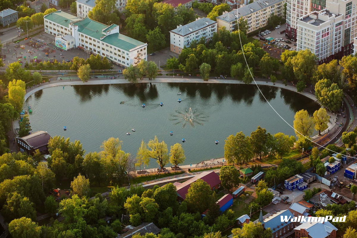 Парк имени якутова уфа фото Лучшие места для пробежки в городах России WalkingPad Russia Дзен
