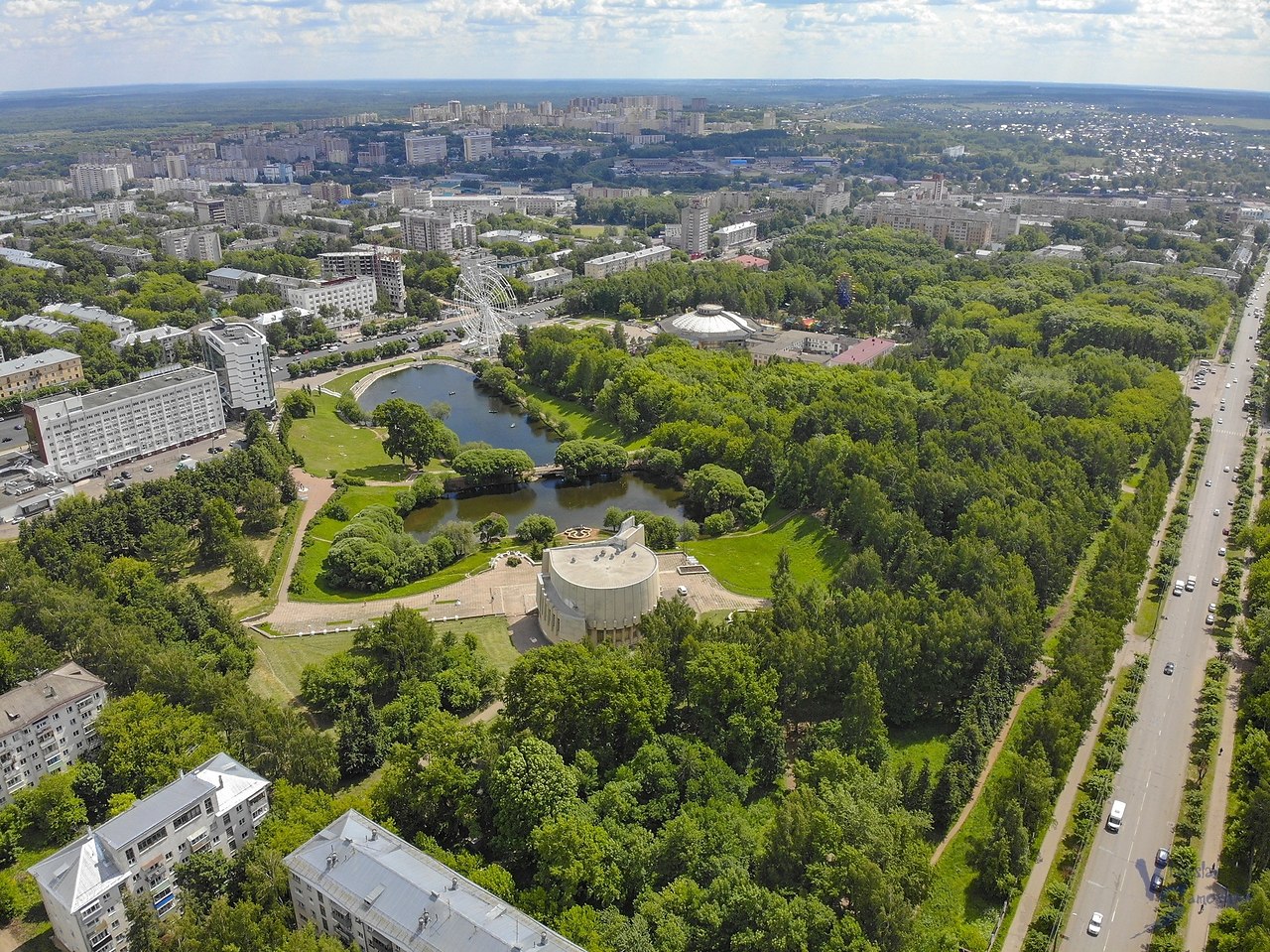 Парк кирова фото Киров, вид на юго-восток. Фото В. Самошкин.