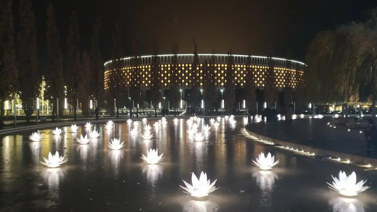 Парк краснодар ночью фото Парк галицкого ночью фото YugNash.ru