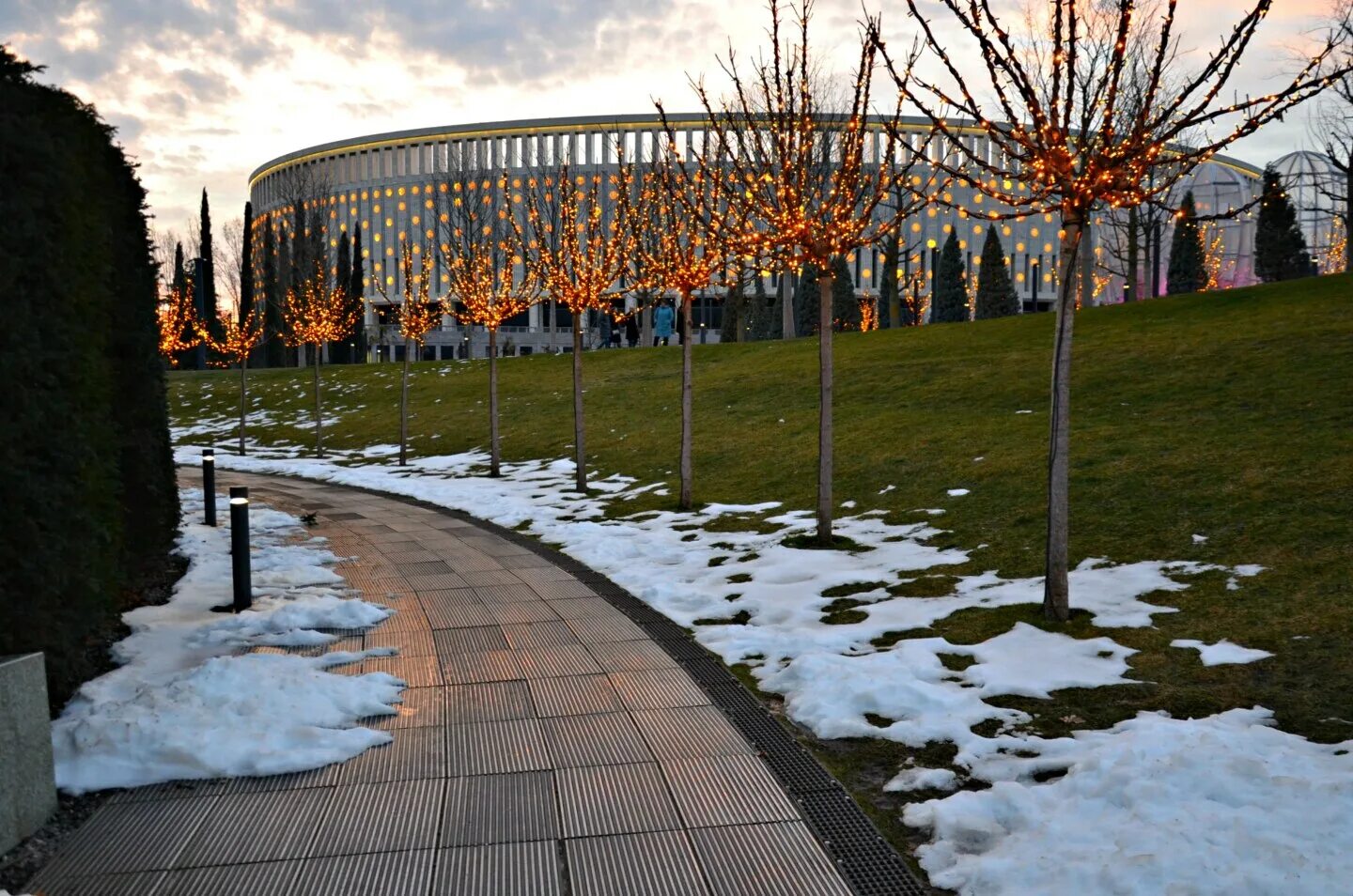 Парк краснодар зимой фото Парк Галицкого зимой - Телеканал "Моя Планета"
