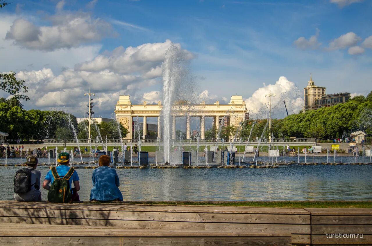 Парк культуры горького москва фото Gorky Park, Neskuchny Garden - Walking Rout around Moscow